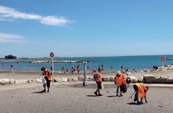 Assainissement de la plage, Amadeus, Saint-Laurent-du-Var Assainissement de la plage, Amadeus, Saint-Laurent-du-Var